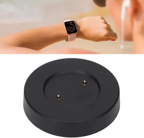 Vista 5 de Estación de carga para Huawei GT GT2 GT 2e para Honor Magic Watch, cargador de carga rápida de repuesto con cable magnético USB (negro)