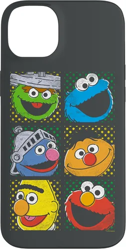 Vista 15 de Funda para iPhone 16 Sesame Street Group Squares