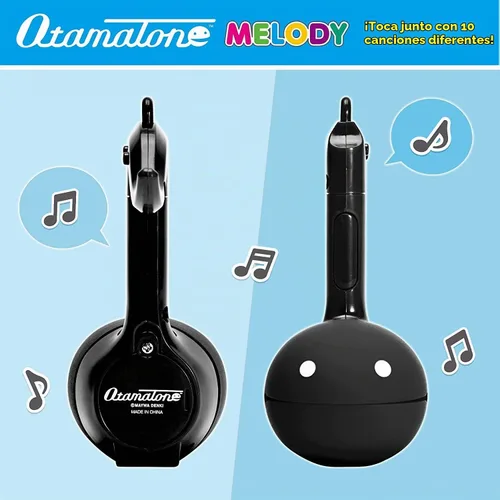 Vista 2 de Maywa Denki instrumento musical Otamatone para melodías, Negro