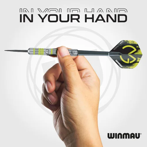 Vista 4 de Winmau - Professional Player - Michael Van Gerwen MvG Gift Set - 50 Piece Professional Darts Set - Includes 4 Sets of Stems, 4 Sets of Flights and