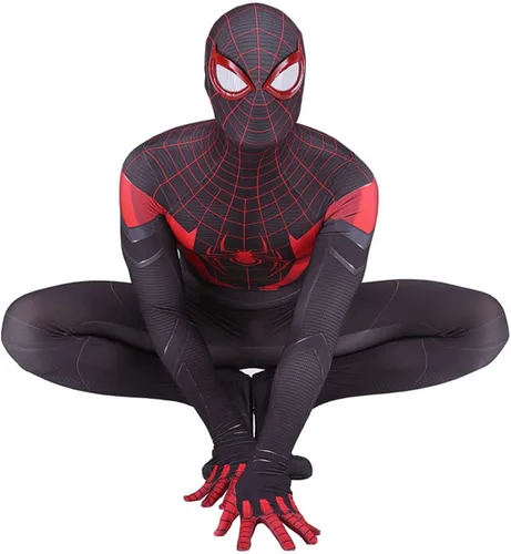 Vista 6 de Body de cosplay de Halloween Cosutme Zentai para adultos y niños