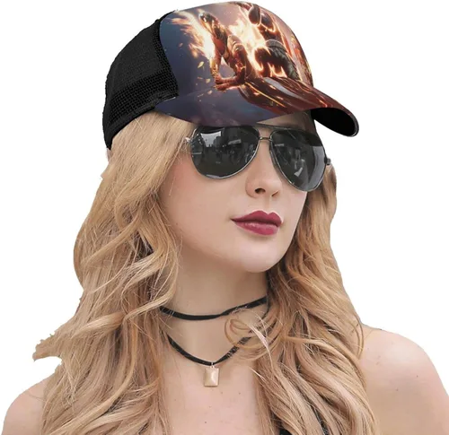 Vista 5 de Moda Unisex De_Sti-ny 2 Hu-n_TER Gorra de béisbol deportiva de algodón ajustable divertida