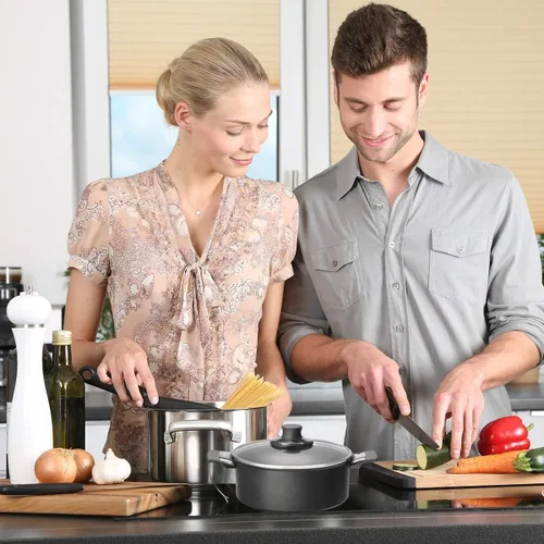 Vista 9 de NOXTON Cocina de inducción de 4 quemadores, estufa de inducción de 24 pulgadas con control táctil deslizante, 9 niveles de potencia, función