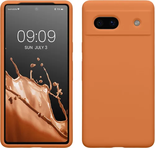 Vista 36 de kwmobile Funda Compatible con Google Pixel 6 Pro - Funda de Teléfono de Silicona TPU con Acabado Suave - Azul Caribe