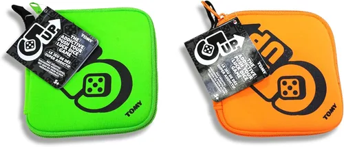 Vista 2 de TOMY Games 5 UP - Juego de dados The Push Your Luck para niños y adultos, juegos familiares y rellenos de calcetines para niños, dados de ritmo