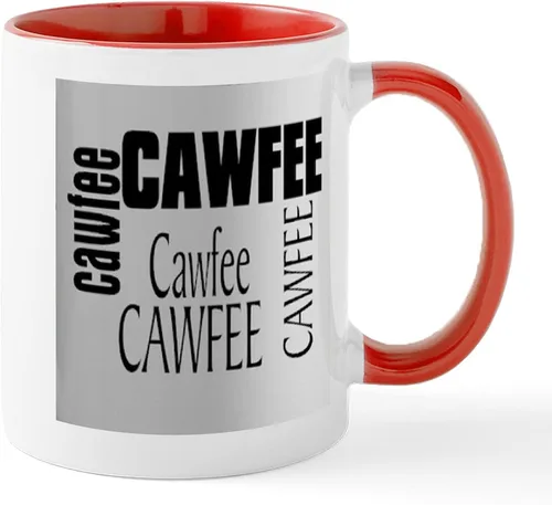 Vista 13 de CafePress Cawfee - Taza de café de cerámica (11.0 fl oz)