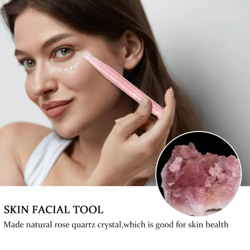 Vista 7 de ideayard Mushroom Gua Sha, 2 unidades y 1 pluma de acupresión para piel facial