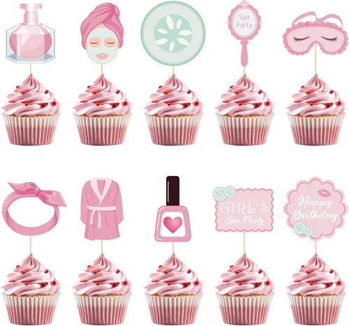 Vista 13 de 40 piezas de decoración de dinosaurios para cupcakes de cumpleaños de dinosaurios, decoraciones de pastel de dinosaurio para temática