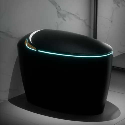 Vista 12 de WinZo Inodoro Bidé con Instalación de 10", Inodoro Inteligente con Bidé, Forma Ovalada Moderna, Apertura/Descarga Automática, Asiento Calefaccionado