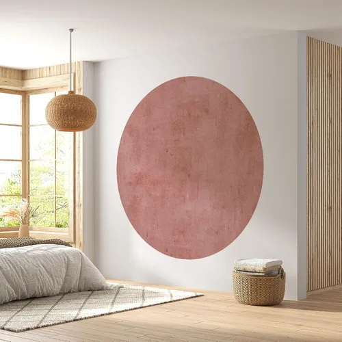 Vista 10 de Calcomanía de pared circular con estampado pastel, medio círculo, semicírculo, decoración de pared, geométrico, guardería, despegar y pegar
