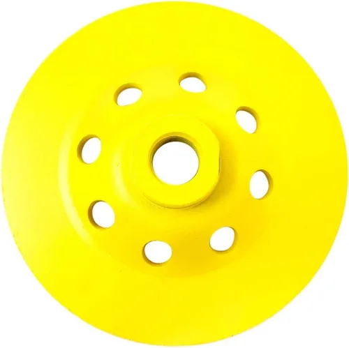 Vista 2 de CWD102H Rueda de Copa Diamante de 4.5" - Turbo - Serie Estándar C - 5/8" 11 T - Amarillo