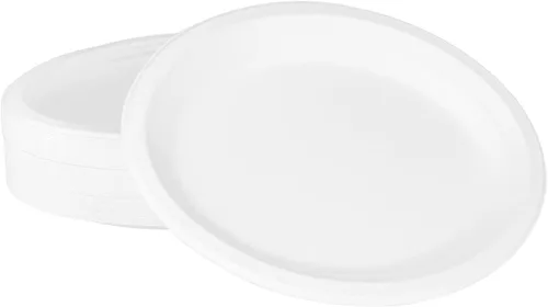 Vista 4 de KARAT EARTH Platos ovalados de bagazo compostables libres de PFAS de 12.5"x10", KE-BPO12510-1CFF - 500 ct