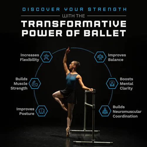 Vista 4 de VITA Barre - Barra de ballet doble portátil independiente, extrema, acero Altura fija, fabricada en Estados Unidos, equipo de ejercicio en casa