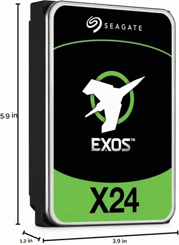 Vista 2 de Seagate Exos X24 16TB Disco Duro Interno Enterprise HDD - 6GB/s SAS 7200RPM 2.5M MTBF (ST16000NM002H)