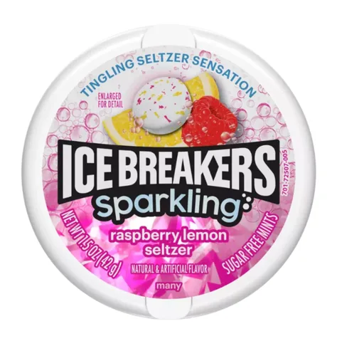 Vista 9 de ICE BREAKERS Sparkling Pineapple Mango Seltzer Latas de mentas sin azúcar, 1.5 oz (8 unidades)