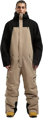 Vista 9 de GSOU SNOW Ski Suit Men Snowsuit One Piece Ski Outfits Jumpsuit Jackets Beige