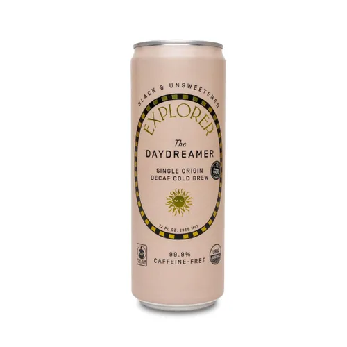 Vista 7 de Explorer Seeker - Café orgánico preparado en frío listo para beber, con 65 mg de cafeína por porción, negro, sin azúcar y comercio justo, 12 onzas