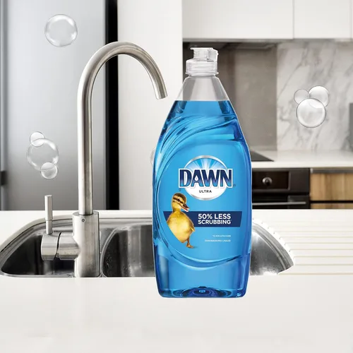 Vista 5 de Dawn Ultra - Repuesto de jabón para platos, líquido para lavavajillas, aroma original, 2.64 L