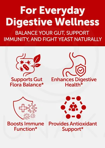 Vista 7 de Lunakai Candida Cleanse Detox fabricado en Estados Unidos para mujeres y hombres - Limpieza intestinal 11 en 1 y soporte de Candida con ácido
