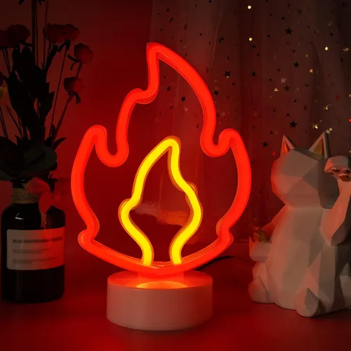 Vista 11 de Letrero de neón de plátano, luz LED WIOSOUL Banana con base para decoración de mesa, lámpara LED USB / batería alimentada por batería para hombre
