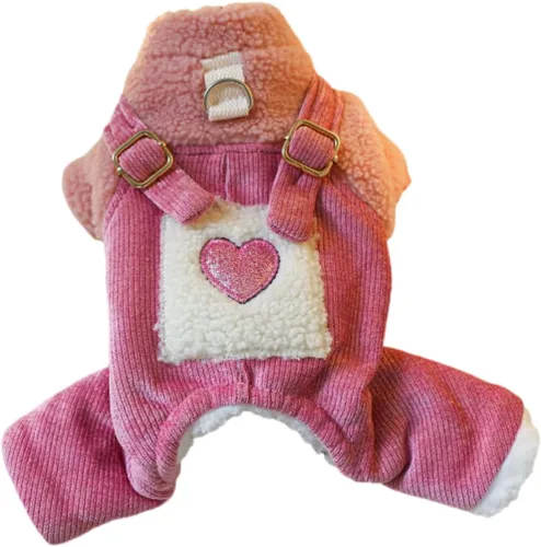 Vista 12 de Sudadera con capucha para perro, pijama de forro polar suave, pantalones de forro polar cálido, traje de Navidad para perros pequeños, disfraz
