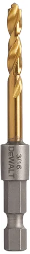 Vista 9 de DEWALT DD5116 Impact Ready - Broca recubierta de nitruro de titanio, 1/4