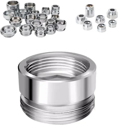 Vista 10 de Adaptador de grifo, accesorio de manguera de fregadero para grifo, grifo de extensión adecuado para conectar fregadero, cocina, baño, grifo