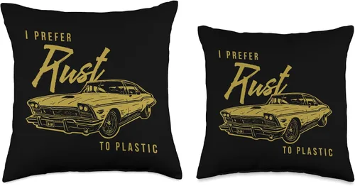 Vista 3 de Cool Retro Automobile Driver Cars Enthusiasts Gift Vintage Car Lovers Classic Oldtimer - Almohada para hombres y mujeres, 16 x 16 pulgadas