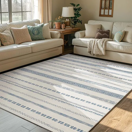 Vista 296 de jinchan Alfombra marroquí de pasillo 2x6 - Alfombra de pasillo lavable a máquina para cocina, alfombra moderna geométrica suave de pelo bajo