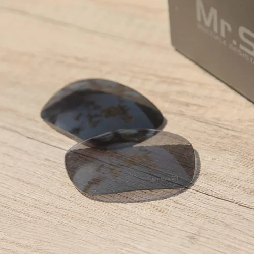 Vista 4 de Walleva Lentes de repuesto para gafas de sol Oakley Shocktube, múltiples opciones disponibles (negro, Mr. Shield Polarizado)