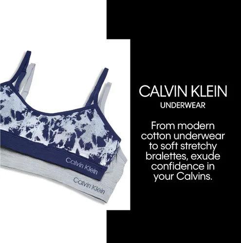 Vista 5 de Calvin Klein Sujetador híbrido sin costuras grande para niña