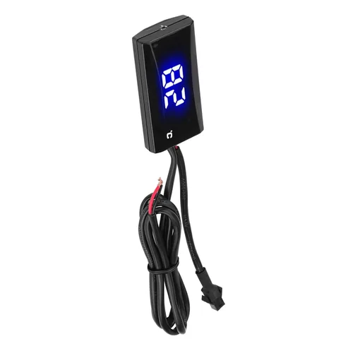 Vista 4 de Universal Motorcycle Thermometer Flashing Warning Meter 0-120 Degrees Celsius Gauge for Racing Scooter Riders