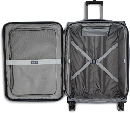 Vista 57 de Samsonite - Equipaje ligero y suave de la colección Ascella 3.0, con ruedas giratorias, Negro