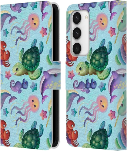 Vista 46 de Head Case Designs Officially Licensed Carla Morrow Colorful Space Dice Patterns Leather Wallet Case Compatible with Samsung Galaxy A07 4G