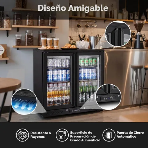 Vista 3 de BODEGA Enfriador de barra trasera, refrigerador comercial de la bebida de 2