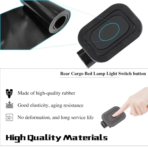 Vista 2 de FUSCH Nuevo Interruptor de Luz para Lámpara de Cama de Carga Trasera Compatible con Ford F150 2015-2023 Super Duty F250 F350 2017-2023 F450 F550