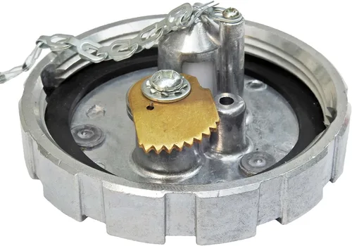 Vista 3 de Tapa de combustible diesel ventilada de aluminio con bloqueo para rosca de curso de 3 1/2 "ASIN B074WDR7DQ
