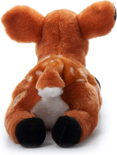 Vista 5 de The Petting Zoo Fawn - Animal de peluche, regalos para niños, animales salvajes del zoológico Onez, juguete de peluche de cervatillo de 17 pulgadas