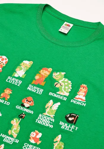 Vista 3 de Nintendo playera con personajes de Nintendo para hombre