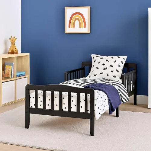 Vista 2 de Suite Bebe Blaire Cama para Niños Pequeños, Negro