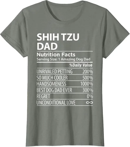 Vista 18 de Shih Tzu Dad - Camiseta divertida para dueño de perro Shih Tzu, Negro