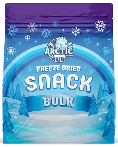 Vista 5 de Arctic Farms Caramelos liofilizados Frittles a granel en bolsas y en caja (sabores triturados) (3 libras)