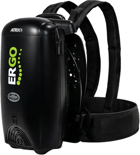 Vista 3 de Atrix VACBP10 - Aspiradora ergonómica de mochila, paquete premium con 10 filtros, filtro HEPA de 8 cuartos de galón, aspiradora pequeña portátil