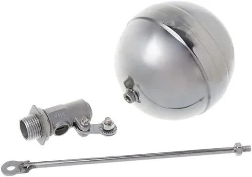 Vista 6 de Stainless Steel Float Ball Valve for Water Tank - Adjustable Flow Control Sensor Valve for Aquarium, Fountain, 1PCS