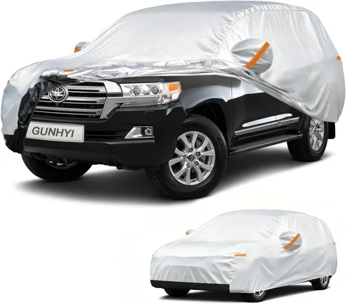 Vista 48 de GUNHYI Funda para coche SUV de ajuste personalizado para BMW X5/X6 de 2007 a 2022, 6 capas de alta resistencia, cubierta exterior completa