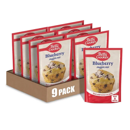 Vista 22 de Betty Crocker Mezcla de muffins de nuez de plátano, hecha con nueces, 6.4 onzas (paquete de 9)