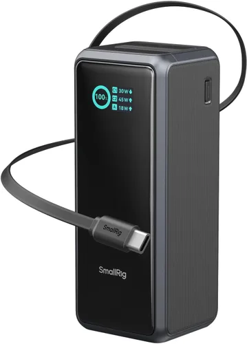 Vista 10 de SMALLRIG Banco de energía Nano36 para cámara, 10000mAh PD45W USB-C VMount