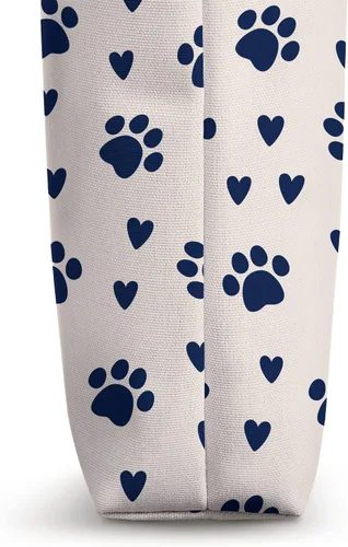 Vista 3 de Funny Border Collie Dog Mom - Bolsa de mano con texto en inglés "I Love My Border Collie