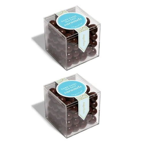 Vista 4 de Sugarfina Caramelos de sal marina de chocolate oscuro, bolsa a granel de 1 lb