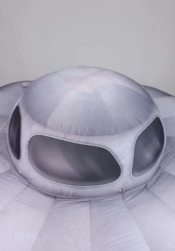 Vista 5 de Decoración Inflable Nave Espacial Alienígena de 8 Pies Multicolor